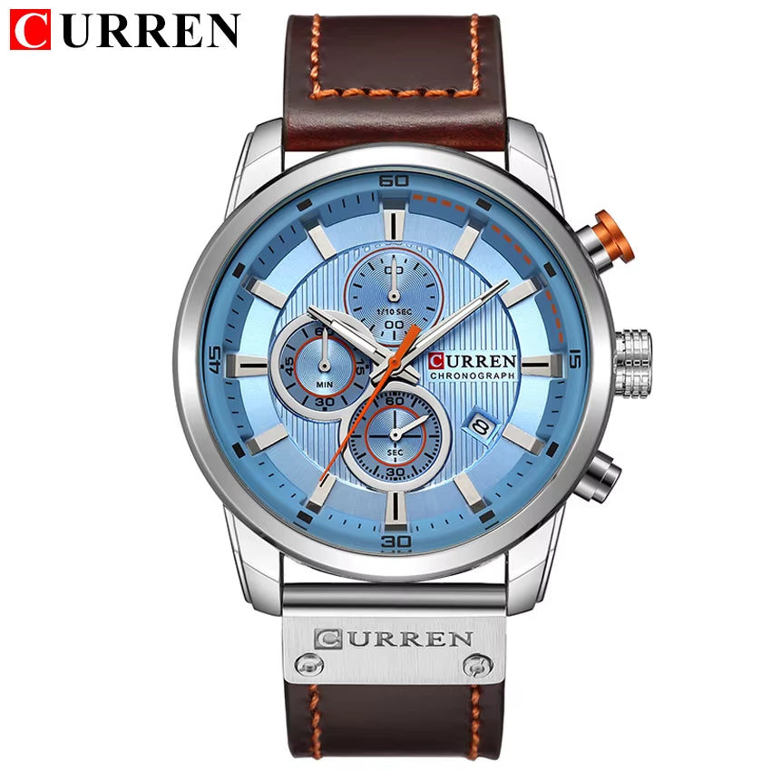 Fashion Date Quartz Men Watches Top Brand Luxury Male Clock Chronograph Sport Mens Wrist Watch Hodinky Relogio Masculino