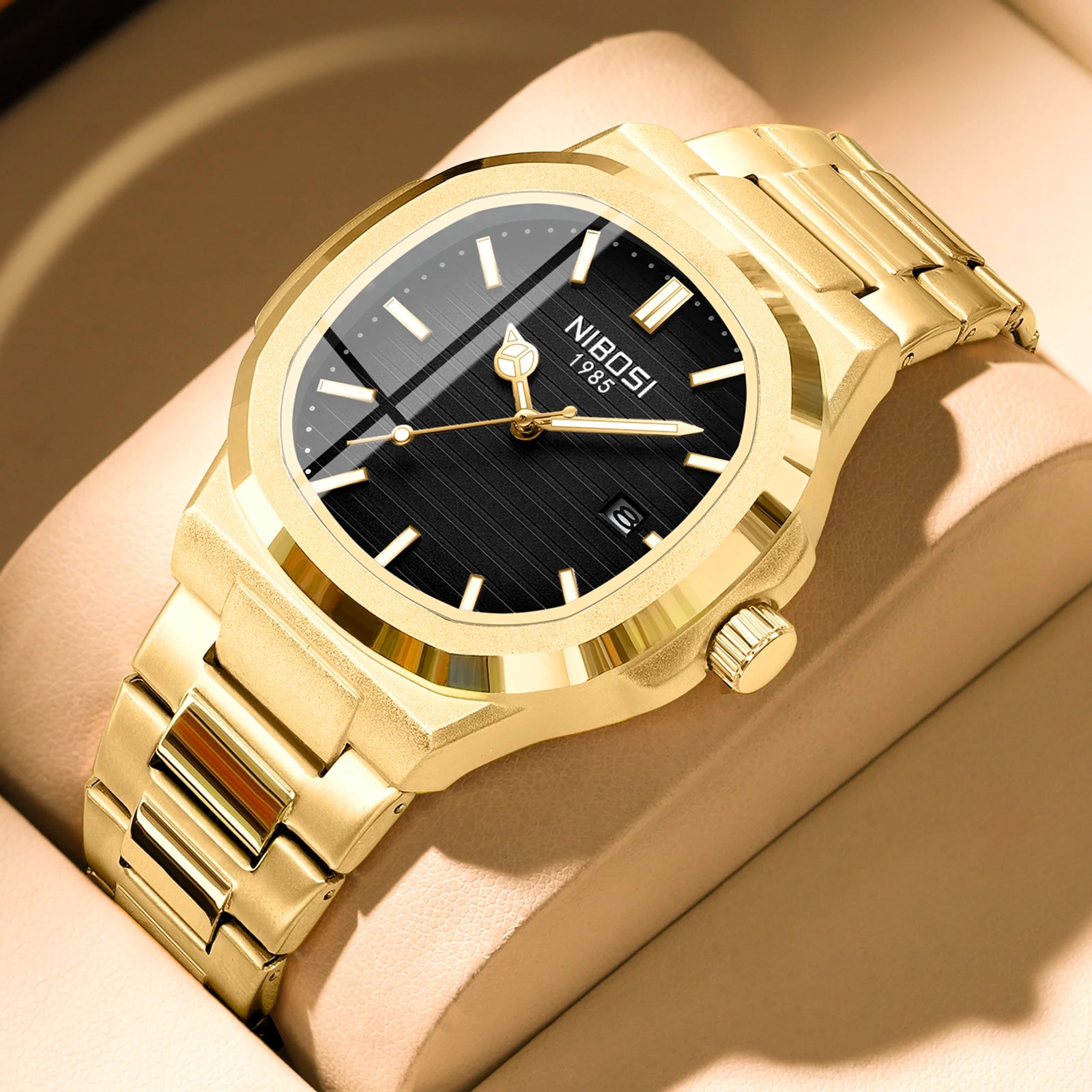 Luxury Men'S Watches Waterproof Luminous Date Watches Sports Square Men Watch Casual Man Wristwatch Quartz Male Clocks