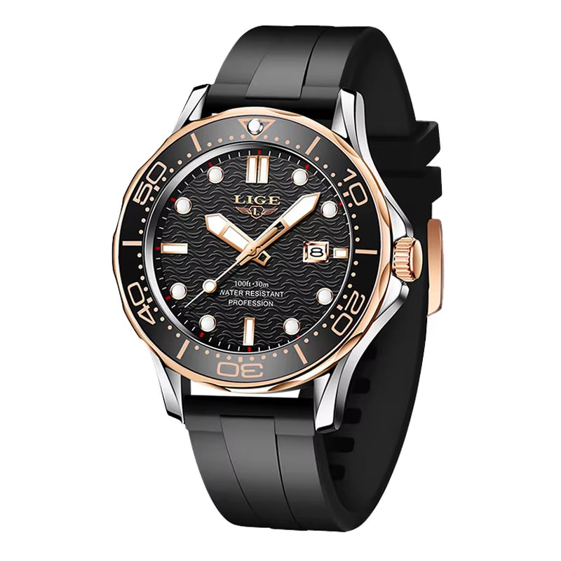 Brand Men Watches Business Quartz Watch Men'S Stainless Steel Band Waterproof Watches Date Wristwatches Relogio Masculino