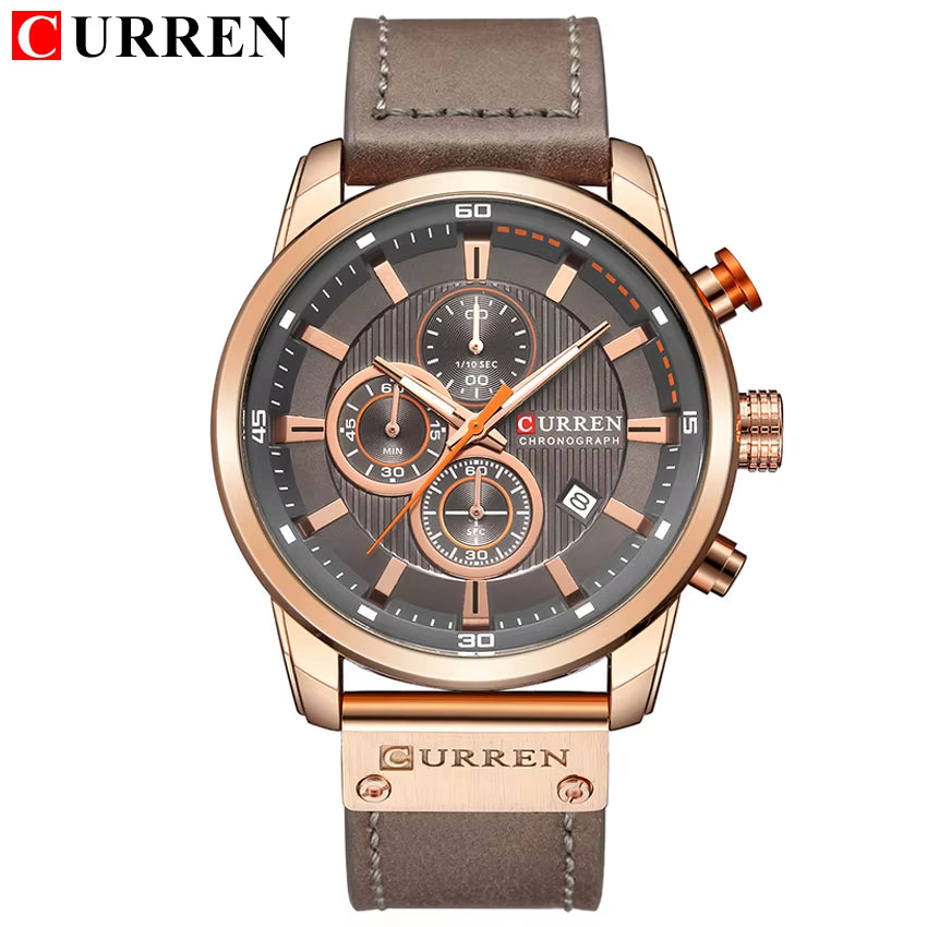 Fashion Date Quartz Men Watches Top Brand Luxury Male Clock Chronograph Sport Mens Wrist Watch Hodinky Relogio Masculino
