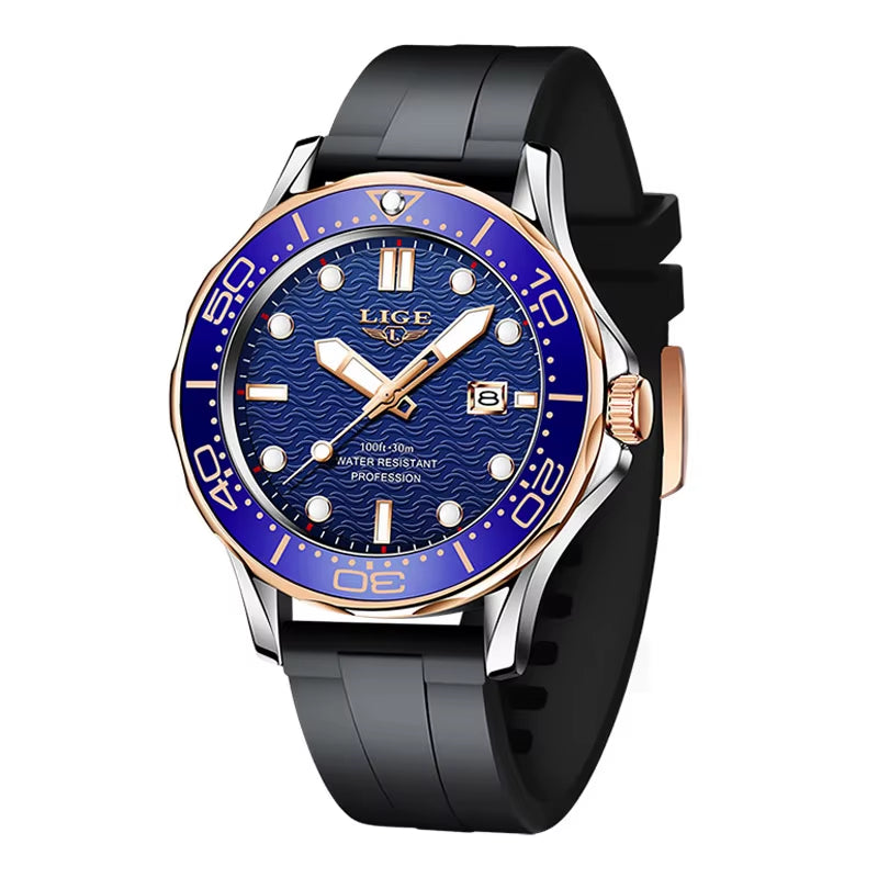 Brand Men Watches Business Quartz Watch Men'S Stainless Steel Band Waterproof Watches Date Wristwatches Relogio Masculino