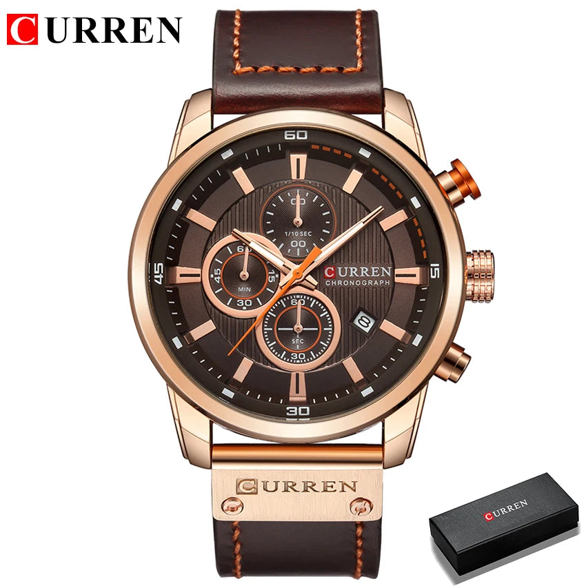 Fashion Date Quartz Men Watches Top Brand Luxury Male Clock Chronograph Sport Mens Wrist Watch Hodinky Relogio Masculino