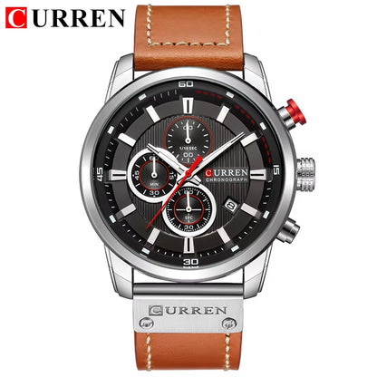 Fashion Date Quartz Men Watches Top Brand Luxury Male Clock Chronograph Sport Mens Wrist Watch Hodinky Relogio Masculino