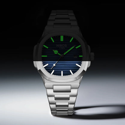 Luxury Men'S Watches Waterproof Luminous Date Watches Sports Square Men Watch Casual Man Wristwatch Quartz Male Clocks