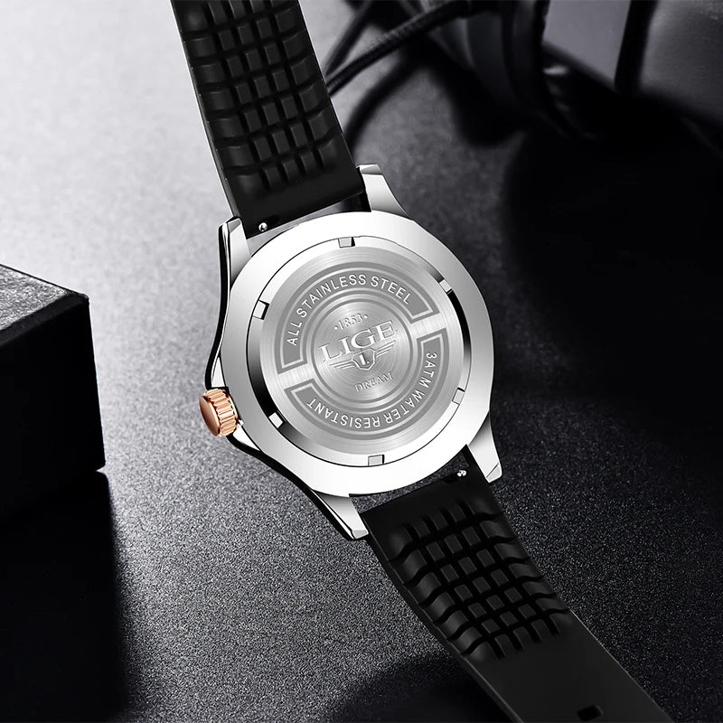 2025  New Business Mens Watches Top Brand Luxury Dive Watch for Men Waterproof Date Clock Sport Watch Relogio Masculino+Box