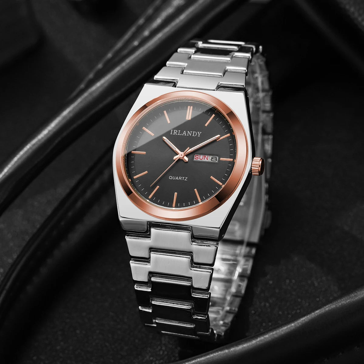 Luxury Men Business Watches Calendar Quartz Wristwatches for Mens Clock Reloj Hombre（Without Box）