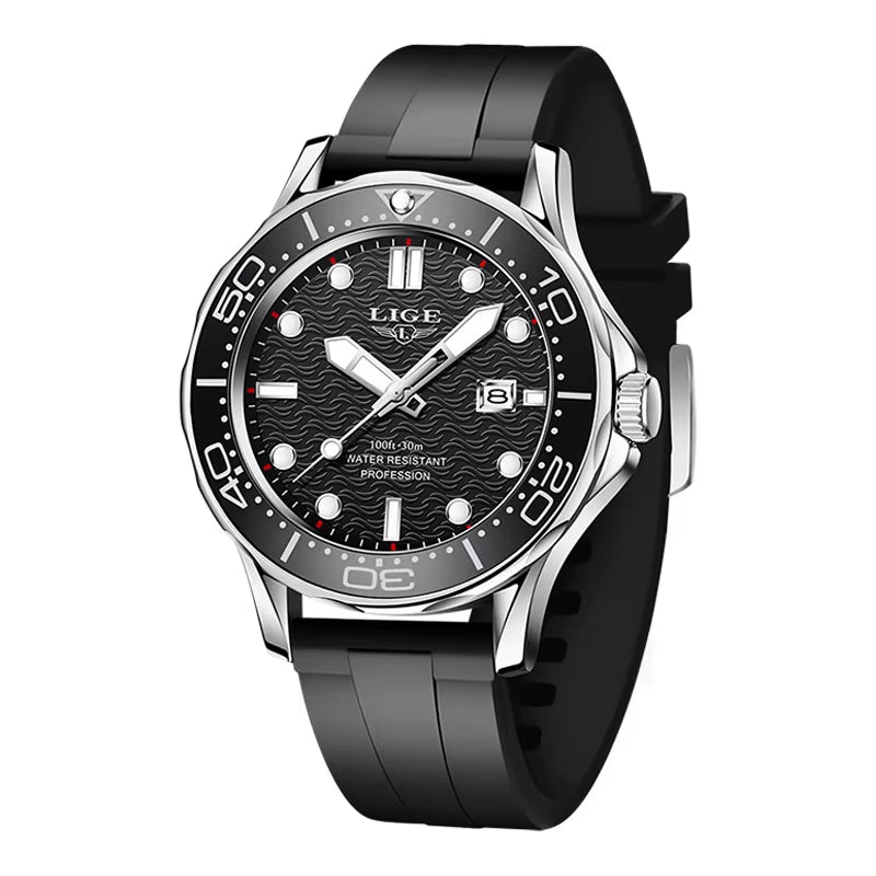 Brand Men Watches Business Quartz Watch Men'S Stainless Steel Band Waterproof Watches Date Wristwatches Relogio Masculino