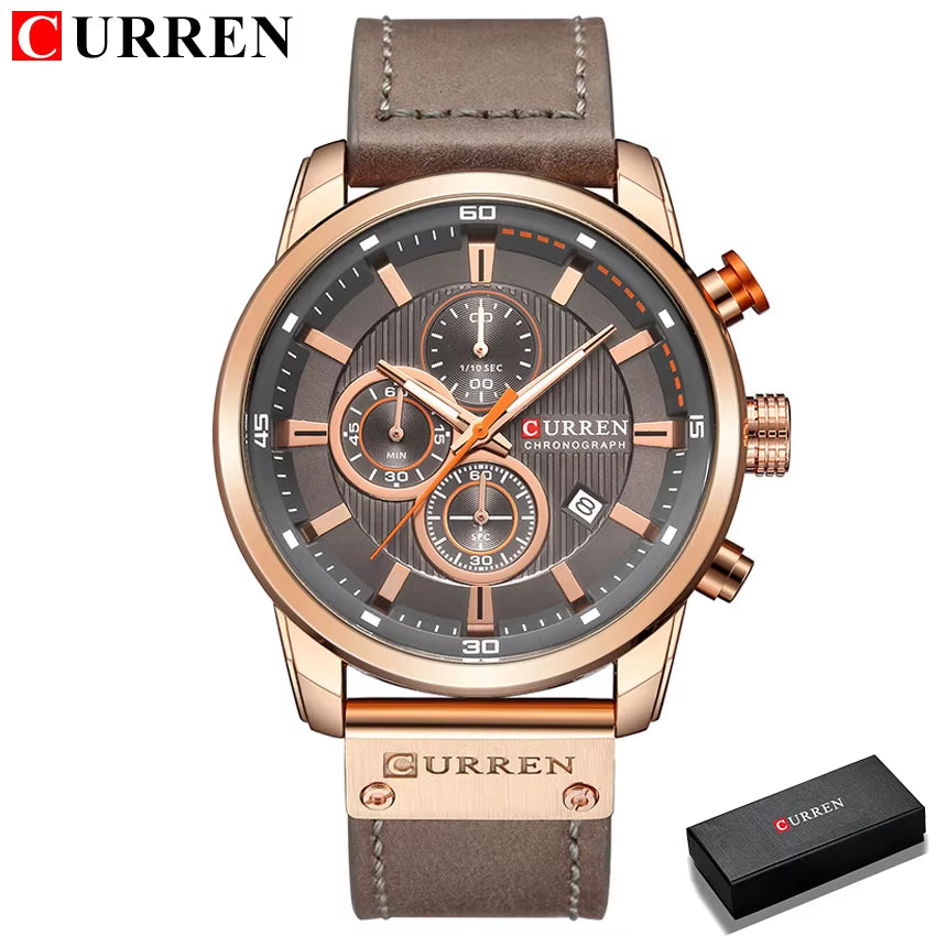 Fashion Date Quartz Men Watches Top Brand Luxury Male Clock Chronograph Sport Mens Wrist Watch Hodinky Relogio Masculino