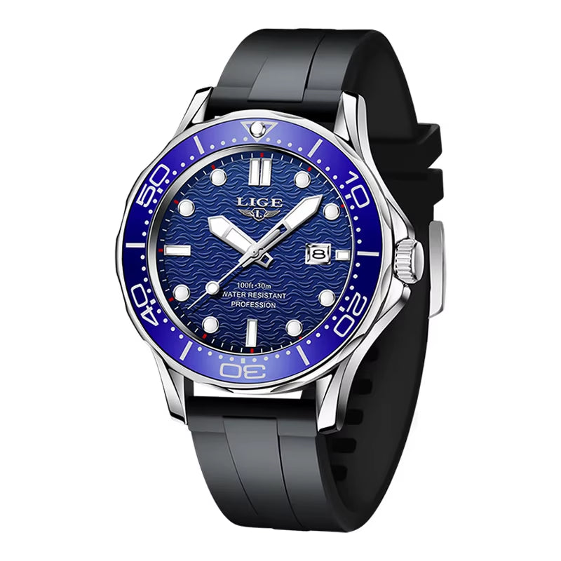 Brand Men Watches Business Quartz Watch Men'S Stainless Steel Band Waterproof Watches Date Wristwatches Relogio Masculino