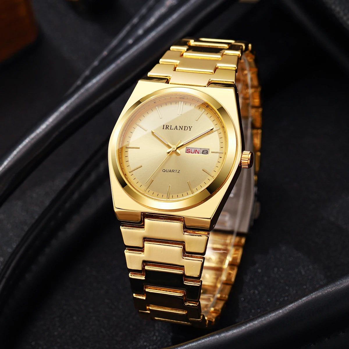 Luxury Men Business Watches Calendar Quartz Wristwatches for Mens Clock Reloj Hombre（Without Box）