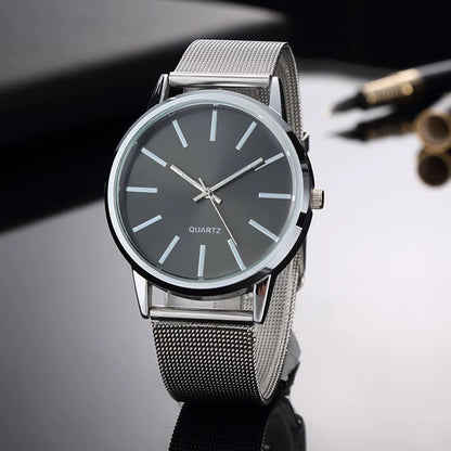 Luxury Women Watches 2025 New in Stylish Silver Minimalist Business Elegant Ladies Quartz Watch Leather Steel Clock Reloj Mujer