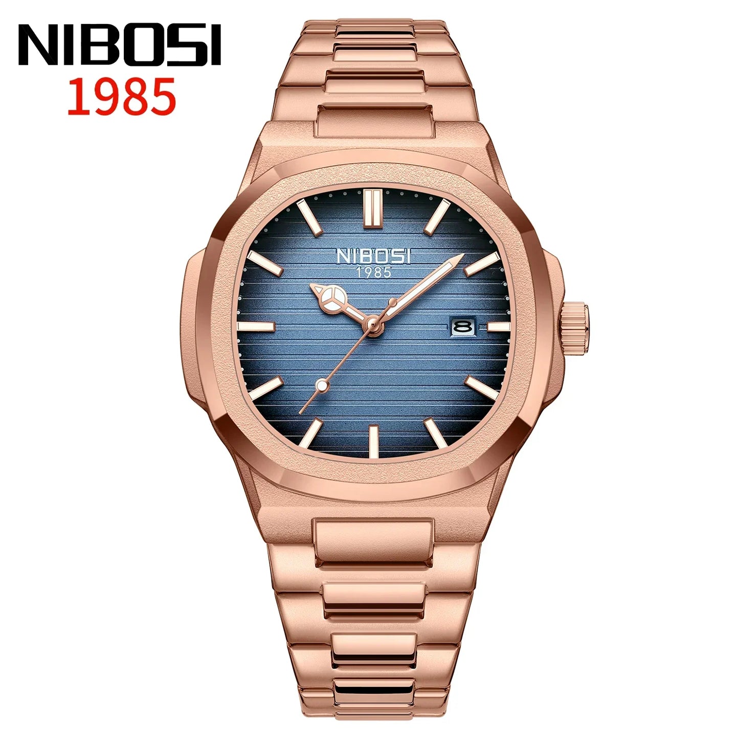 Luxury Men'S Watches Waterproof Luminous Date Watches Sports Square Men Watch Casual Man Wristwatch Quartz Male Clocks